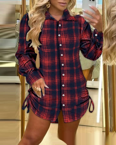 flannel shirt dress women Australia