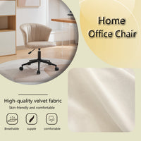 Velvet Swivel Flower Shaped Home Office Chair Hot Deal Warehouse