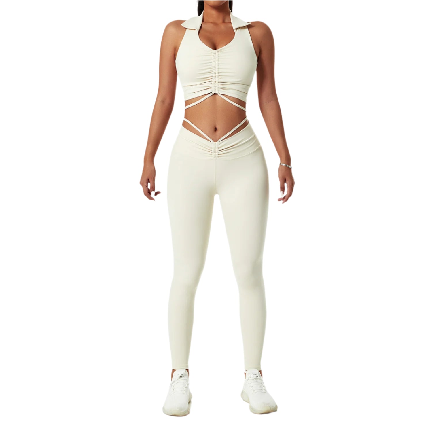 “Activated Gym Set – women’s seamless activewear set for high-performance workouts, includes top and leggings – Hot Deal Warehouse fitness apparel”


