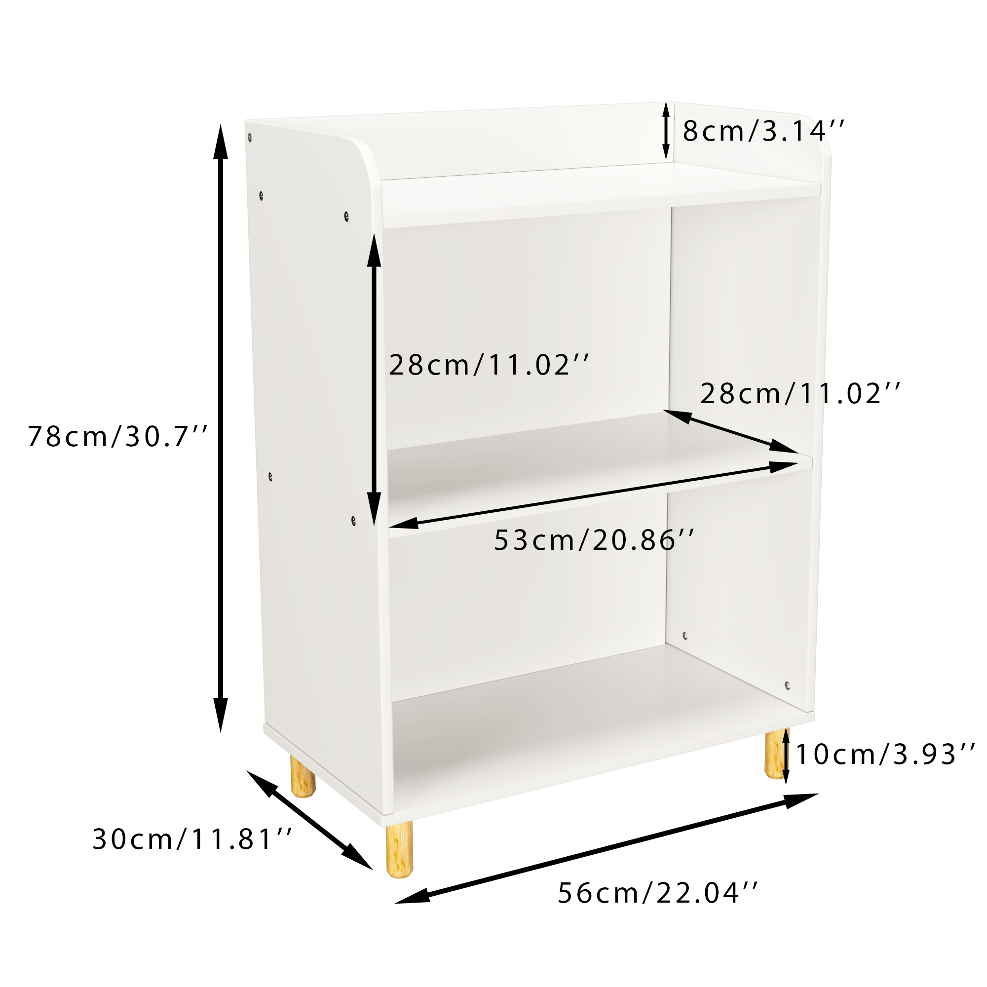 “3-tier bookcase – modern, space-saving shelving unit for books, décor, and storage – Hot Deal Warehouse furniture”

