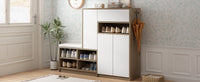 “2-in-1 shoe storage platform cabinet – multifunctional organizer for shoes and entryway essentials – Hot Deal Warehouse home furniture”

