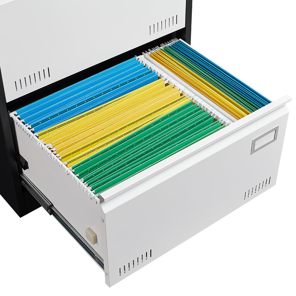 “2 drawer metal lateral file cabinet with lock – secure, durable office storage for documents and files – Hot Deal Warehouse office furniture”

