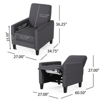 “Adina Push Back Chair – stylish, comfortable reclining accent chair for living room or office – Hot Deal Warehouse furniture”

