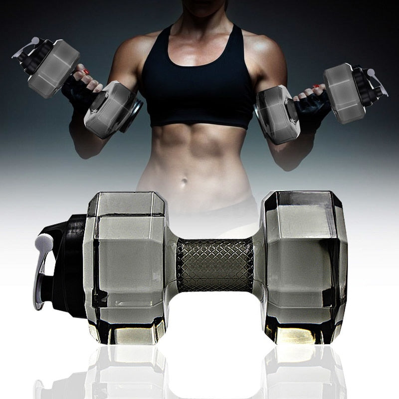 “2.2L pocket dumbbell shape water bottle – large-capacity, portable gym bottle designed for hydration and fitness – Hot Deal Warehouse fitness accessories”


