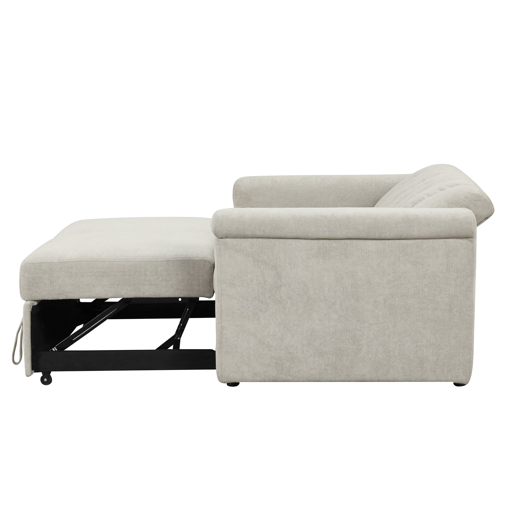 U Style Convertible Sofa With Pull Out Bed