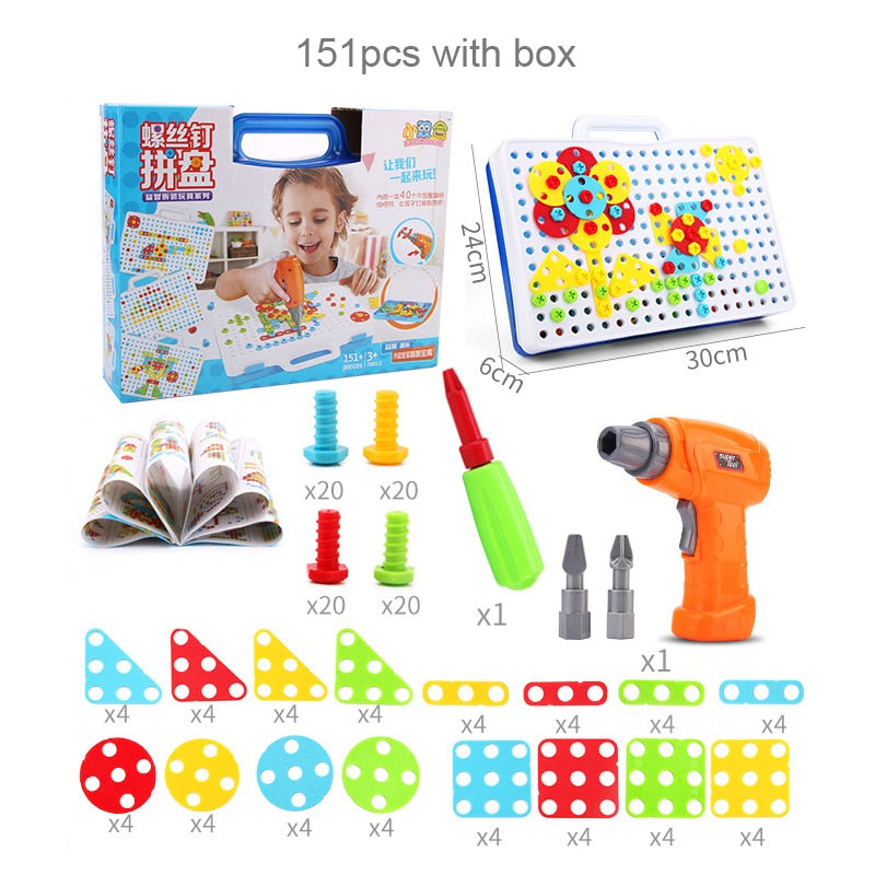 “Electric Drill Toy Set DIY – fun and educational toy drill set for kids, encourages creativity and hands-on building skills – Hot Deal Warehouse toys”
