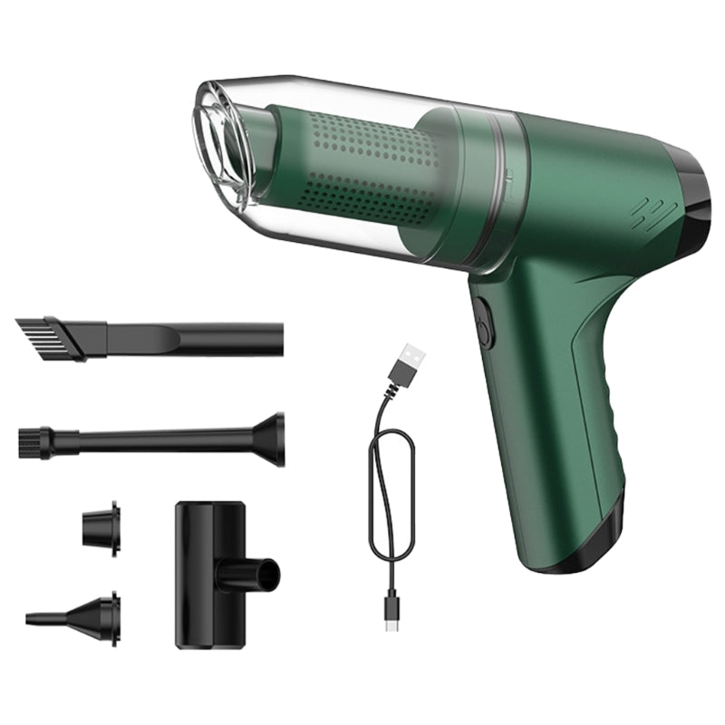 Wireless handheld car vacuum cleaner with blowing and suction feature