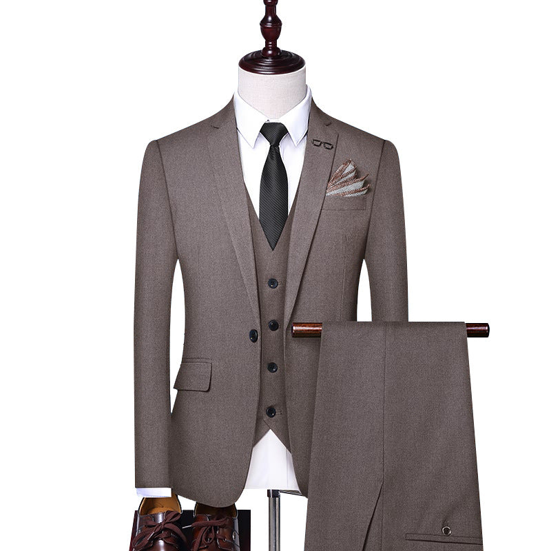 Men’s Spring & Autumn Business Suit – Perfect for Weddings, Banquets & Formal Occasions.








