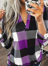 “Dee Plaid Shirt for Women – stylish women’s plaid shirt with a classic fit, ideal for casual outfits and layering – Hot Deal Warehouse fashion”
