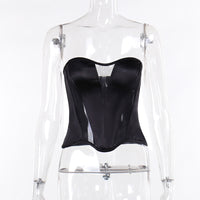 Cold-shoulder Mesh Stitching Waist Top – Chic top with cold-shoulder cut and mesh stitching details, designed for a flattering fit and modern style.








