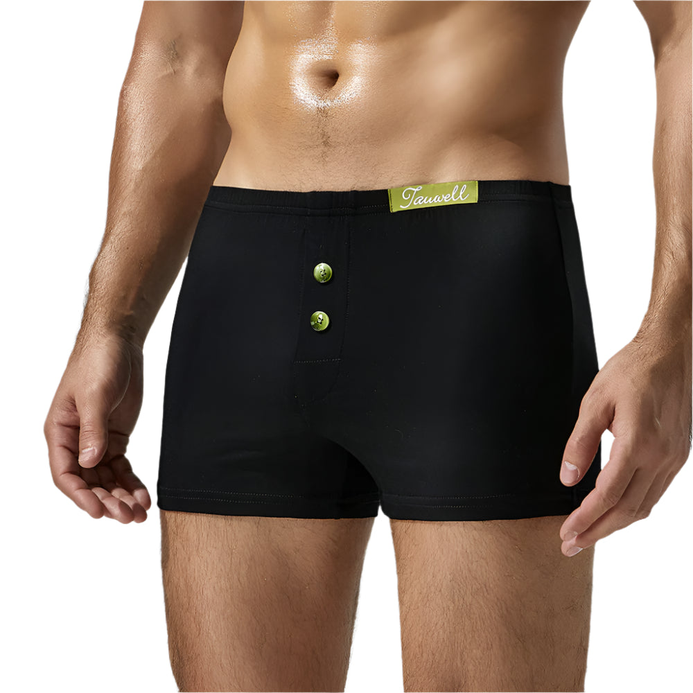 Men’s minimalist flat corner shorts in solid color – modern fit, breathable comfort

