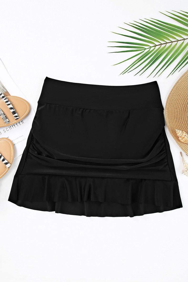 All-Matching Pleating Ruffled Short Shorts – Stylish women's pleated shorts with ruffle details, perfect for casual summer outfits.








