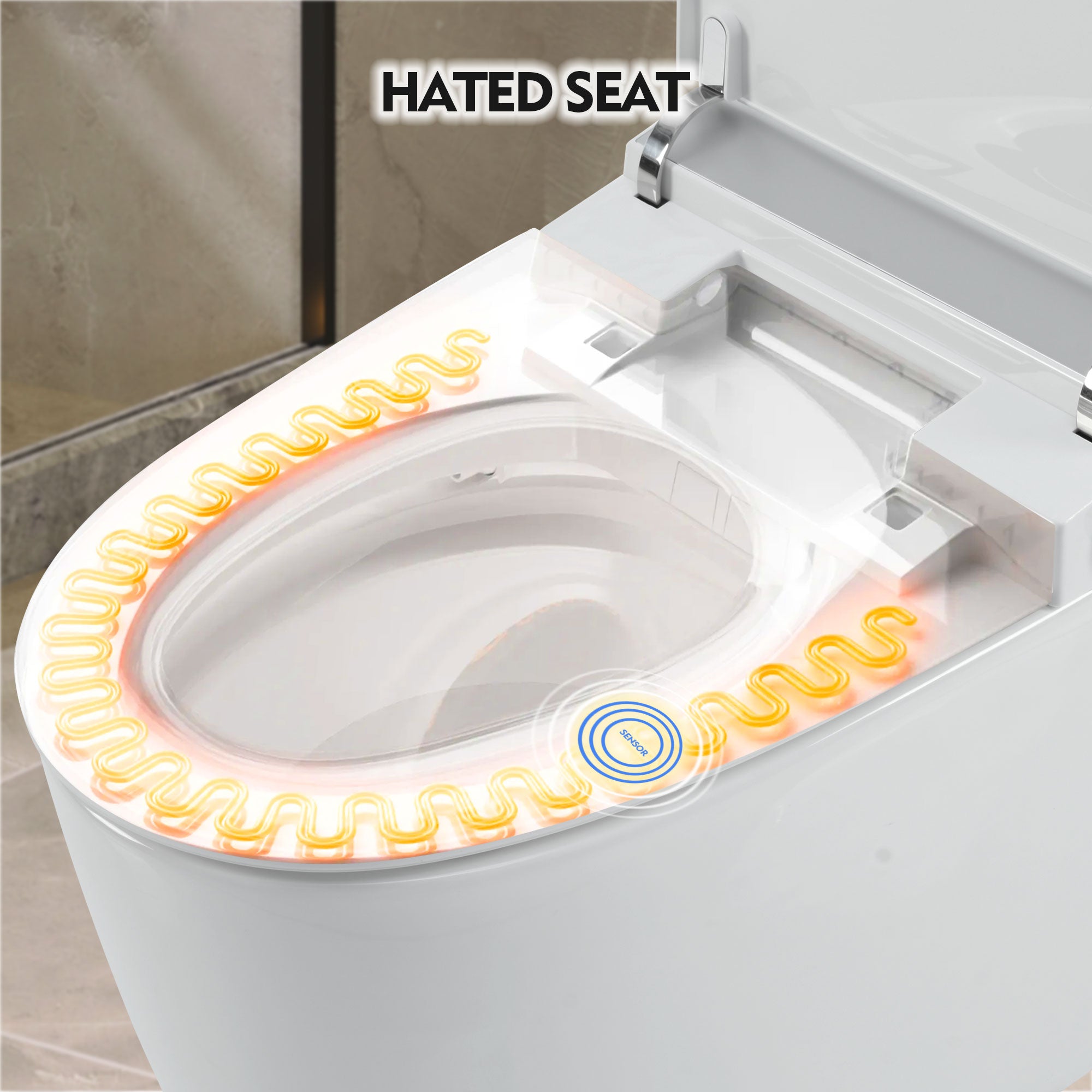 Heated Seat Intelligent Toilet