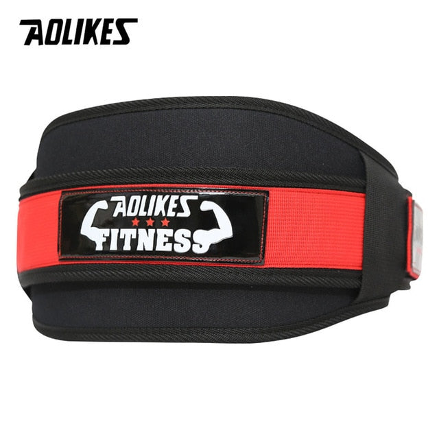 Weightlifting squat training belt made from durable, supportive material, designed to provide core stability and protect the lower back during heavy squats and lifting exercises
