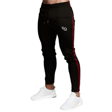 Men’s joggers made from soft, stretchy fabric, featuring an elastic waistband and cuffed ankles, perfect for casual wear or active workouts