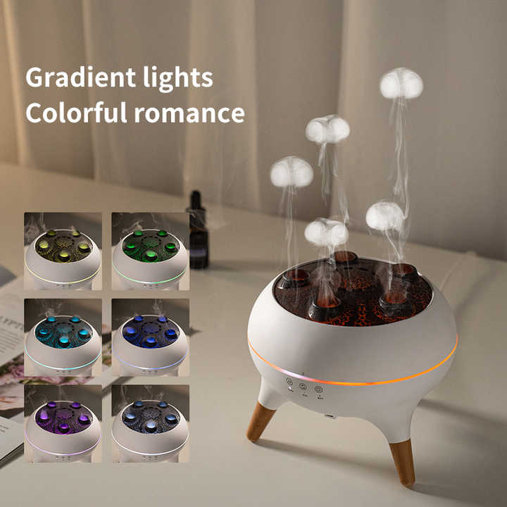 “Electric Night Light Air Humidifier with Remote – multifunctional device combining soothing night light, air humidification, and aromatherapy, all controlled by remote – Hot Deal Warehouse home essentials”

