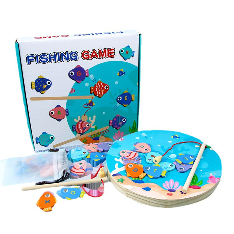 Wooden Magnetic Fishing Toys