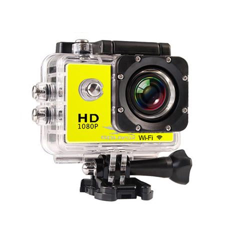 SJ4000 WiFi Action Camera – 30M waterproof, 1080P Full HD, 12MP photo resolution, and helmet mount for extreme sports and underwater adventures.

