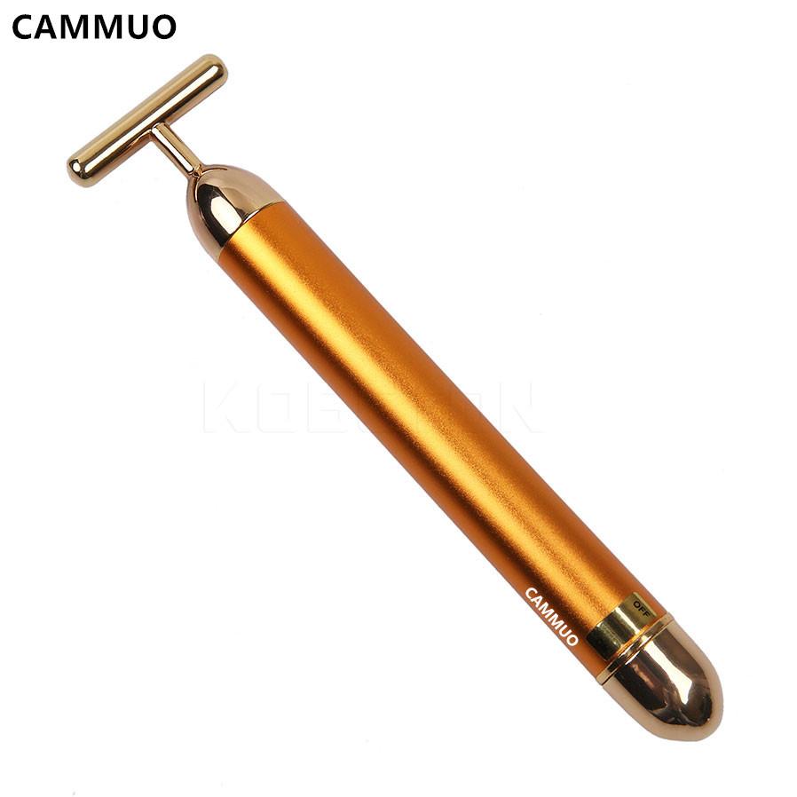 “24K vibration facial beauty bar – gold-plated, vibrating skincare tool for facial massage and radiant skin – Hot Deal Warehouse beauty”

