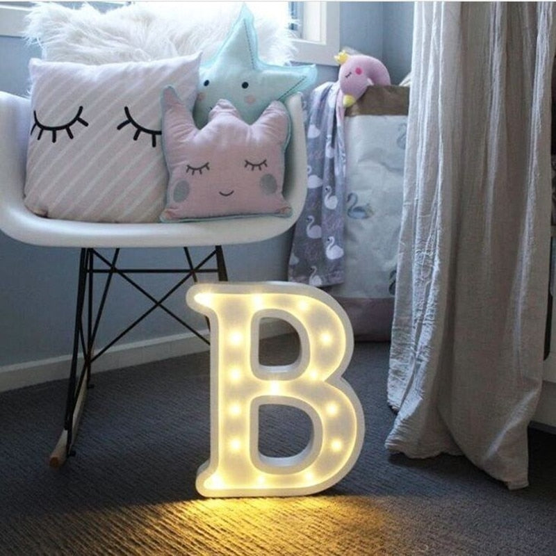 Luminous LED Letter Night Light Hot Deal Warehouse