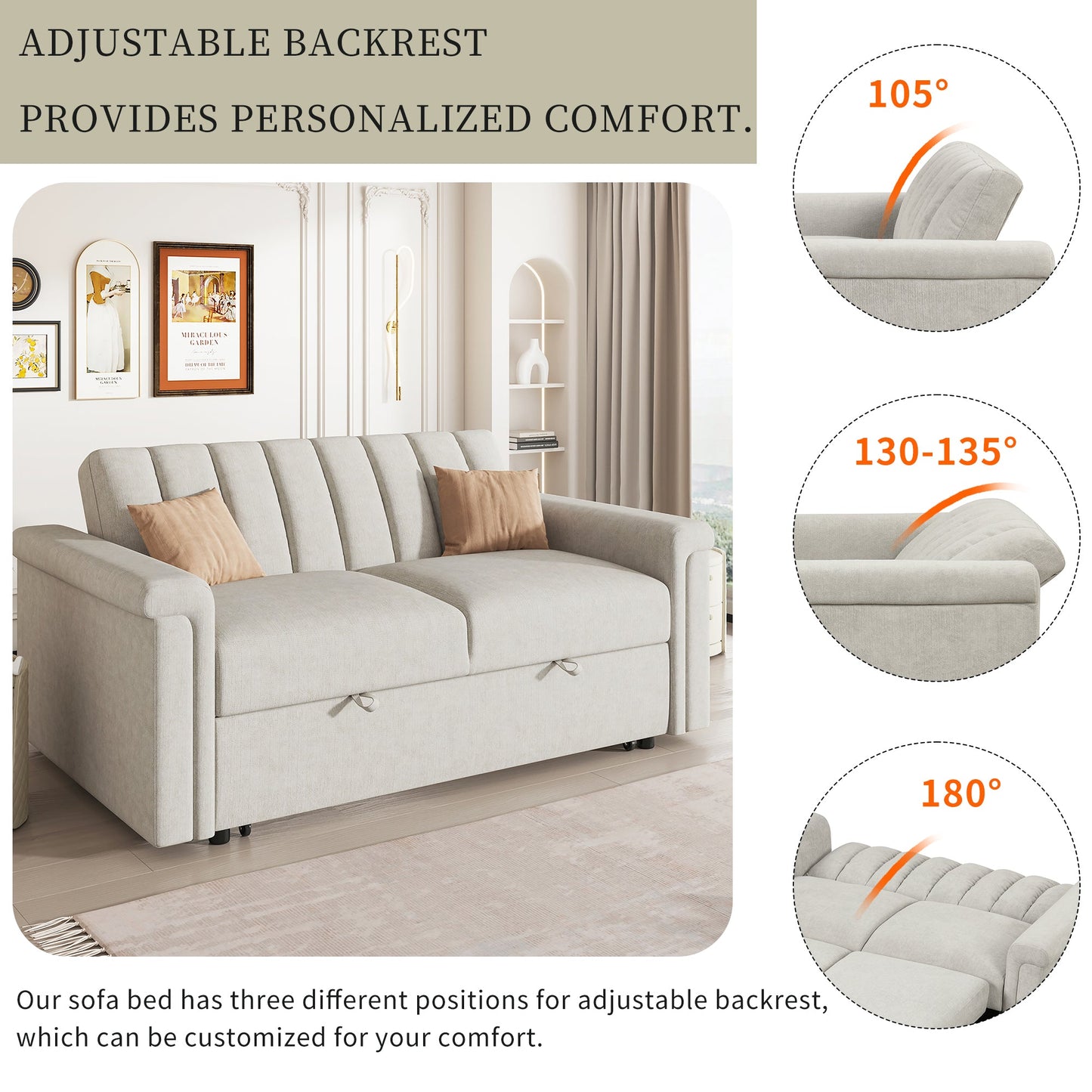 U Style Convertible Sofa With Pull Out Bed Hot Deal Warehouse
