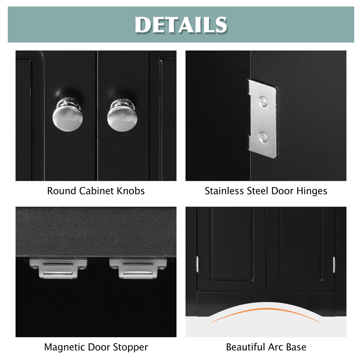 “Black triangle bathroom storage cabinet – modern, space-saving corner organizer for toiletries and essentials – Hot Deal Warehouse home furniture”

