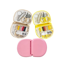 Compact mini needle box designed for organizing sewing needles, featuring multiple compartments for easy access and storage, perfect for home or travel use