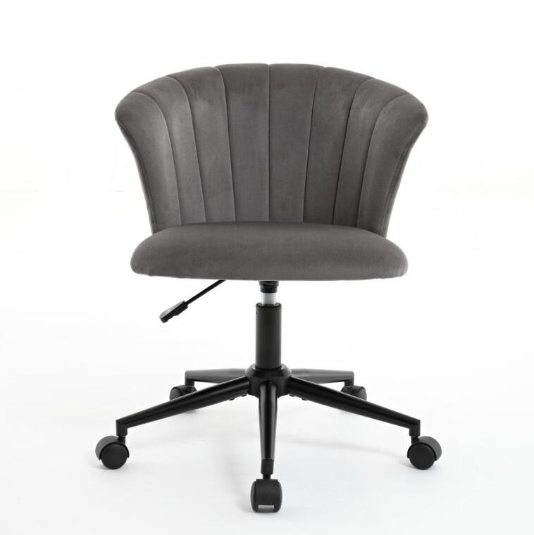 Velvet Swivel Flower Shaped Home Office Chair Hot Deal Warehouse