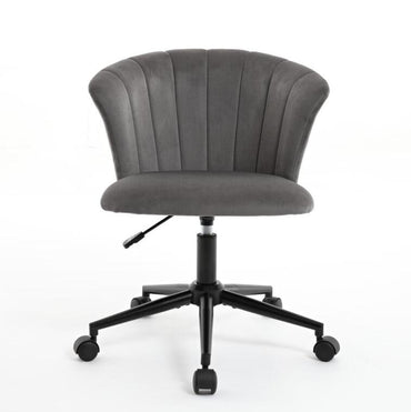 Velvet Swivel Flower Shaped Home Office Chair Hot Deal Warehouse