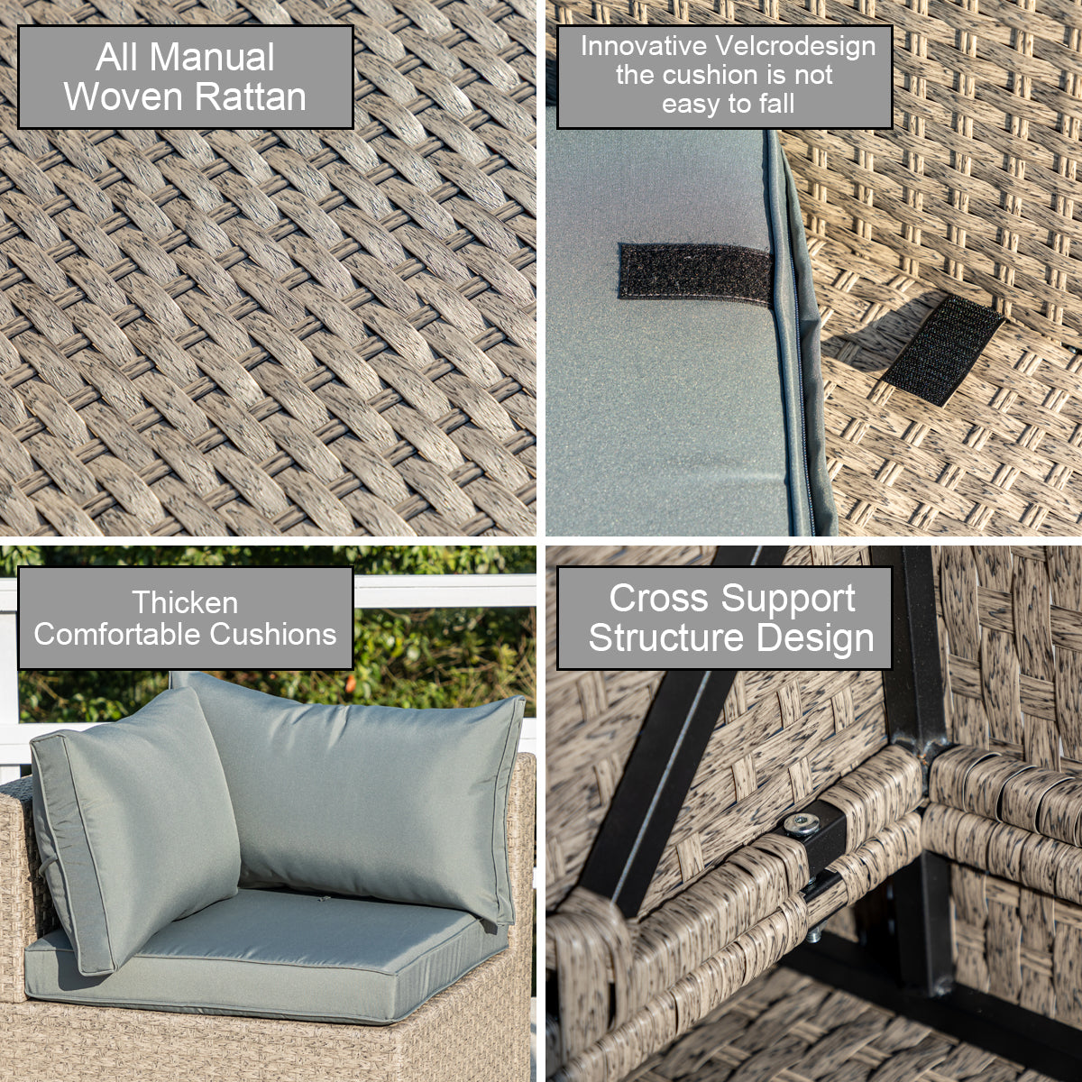 “Archie 7-piece patio furniture set – stylish, weather-resistant outdoor seating and table set for entertaining and relaxing – Hot Deal Warehouse outdoor living”

