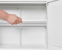“Deluxe White Storage Cabinet – spacious, modern storage cabinet in crisp white, perfect for organizing any room in style – Hot Deal Warehouse home furniture”

