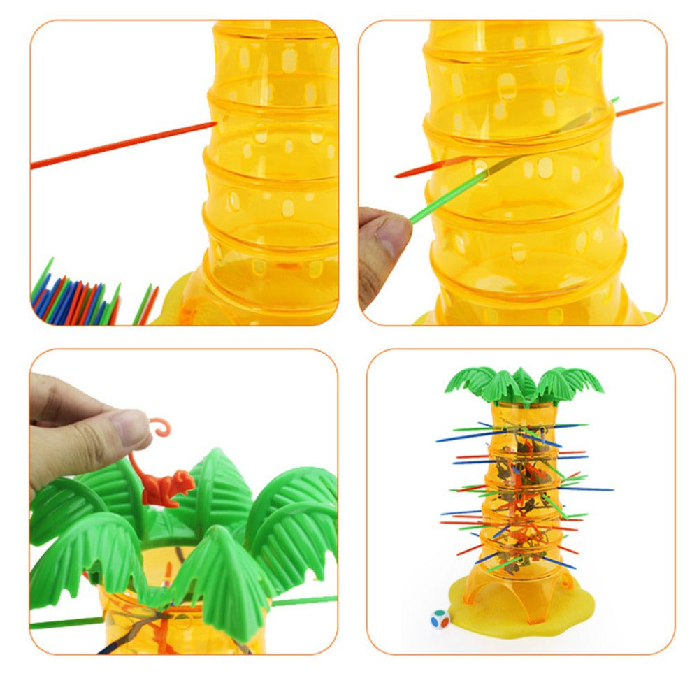 “Dump Monkey Falling Monkeys Board Game – fun and interactive family board game where players try to keep the monkeys from falling, great for kids and adults – Hot Deal Warehouse toys & games”
