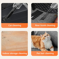 Wireless handheld car vacuum cleaner with blowing and suction feature