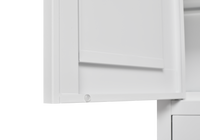 “Deluxe White Storage Cabinet – spacious, modern storage cabinet in crisp white, perfect for organizing any room in style – Hot Deal Warehouse home furniture”
