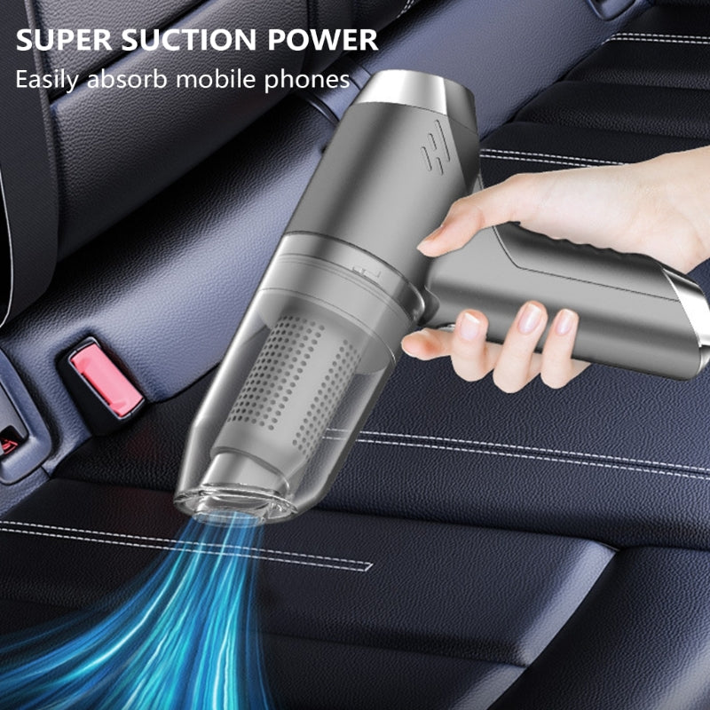 Wireless handheld car vacuum cleaner with blowing and suction feature