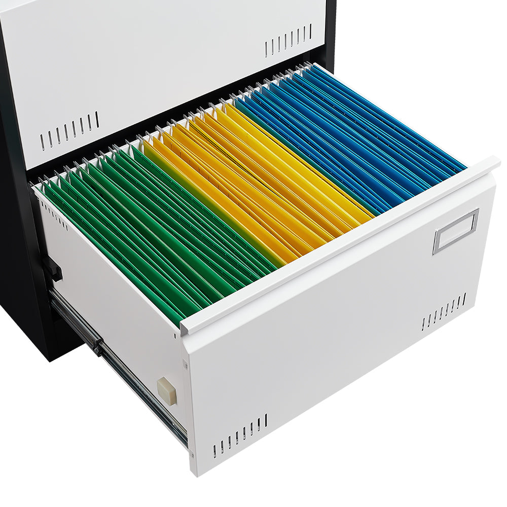 “2 drawer metal lateral file cabinet with lock – secure, durable office storage for documents and files – Hot Deal Warehouse office furniture”

