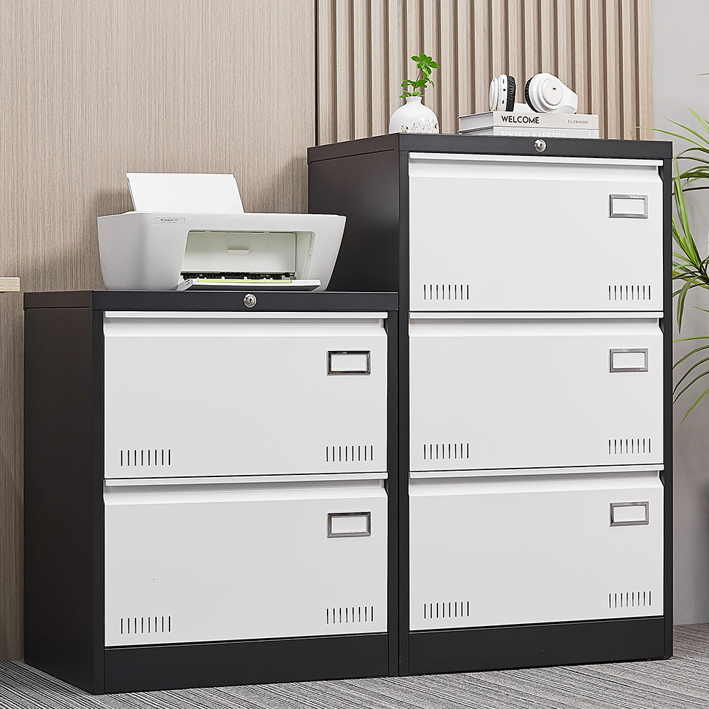 “2 drawer metal lateral file cabinet with lock – secure, durable office storage for documents and files – Hot Deal Warehouse office furniture”

