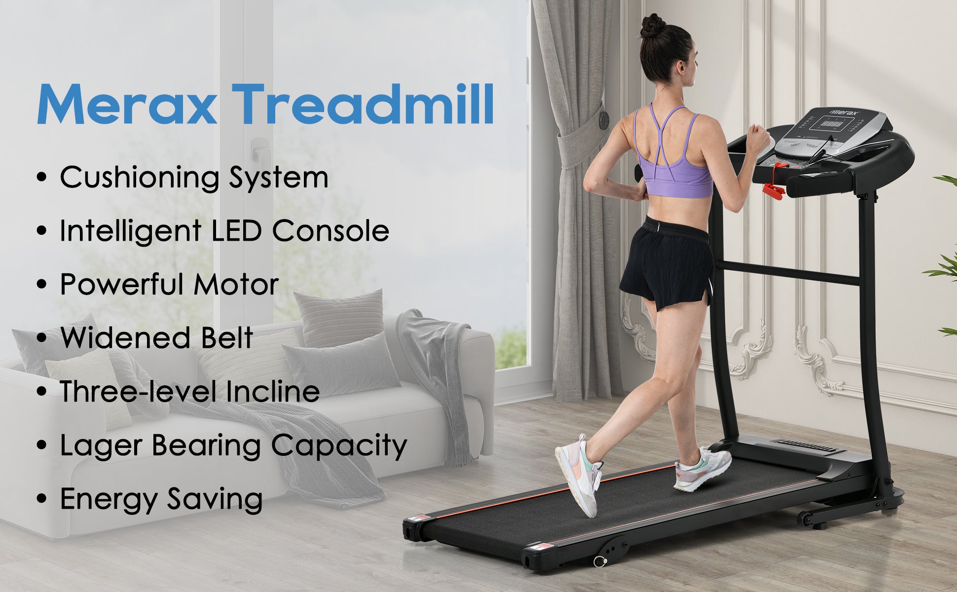 “Folding Treadmill for Home – space-saving, foldable treadmill for convenient home workouts and cardio training – Hot Deal Warehouse fitness”
