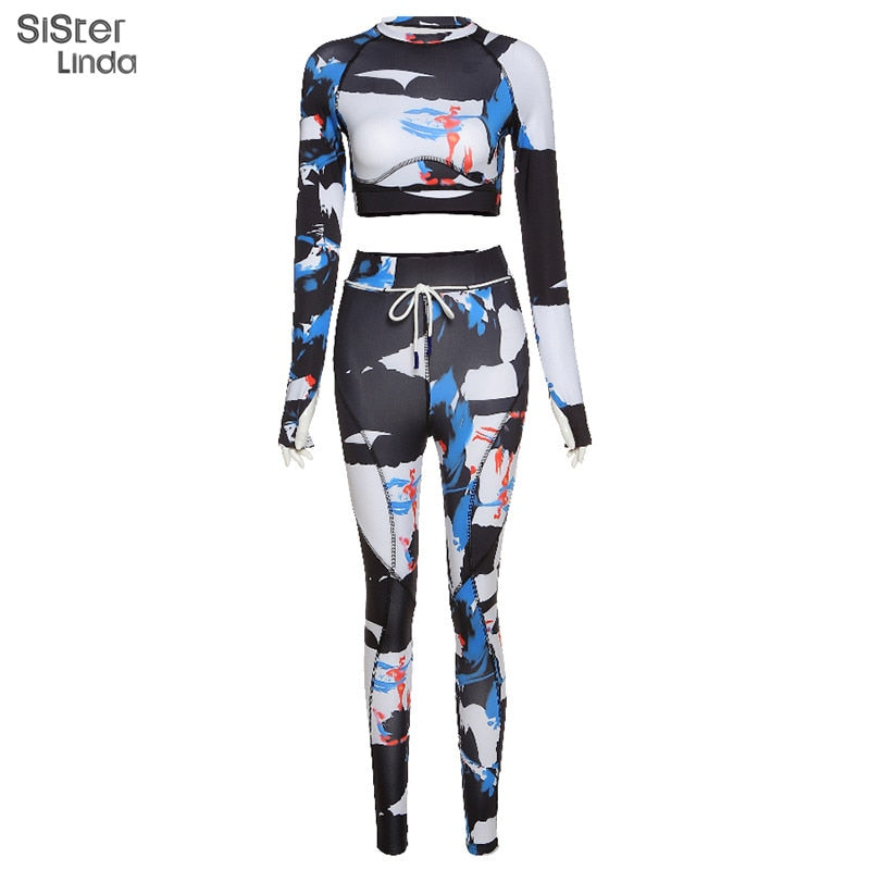 SisterLinda Women's Patchwork Tracksuit