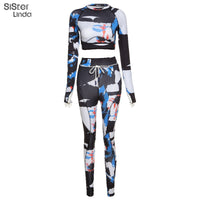 SisterLinda Women's Patchwork Tracksuit