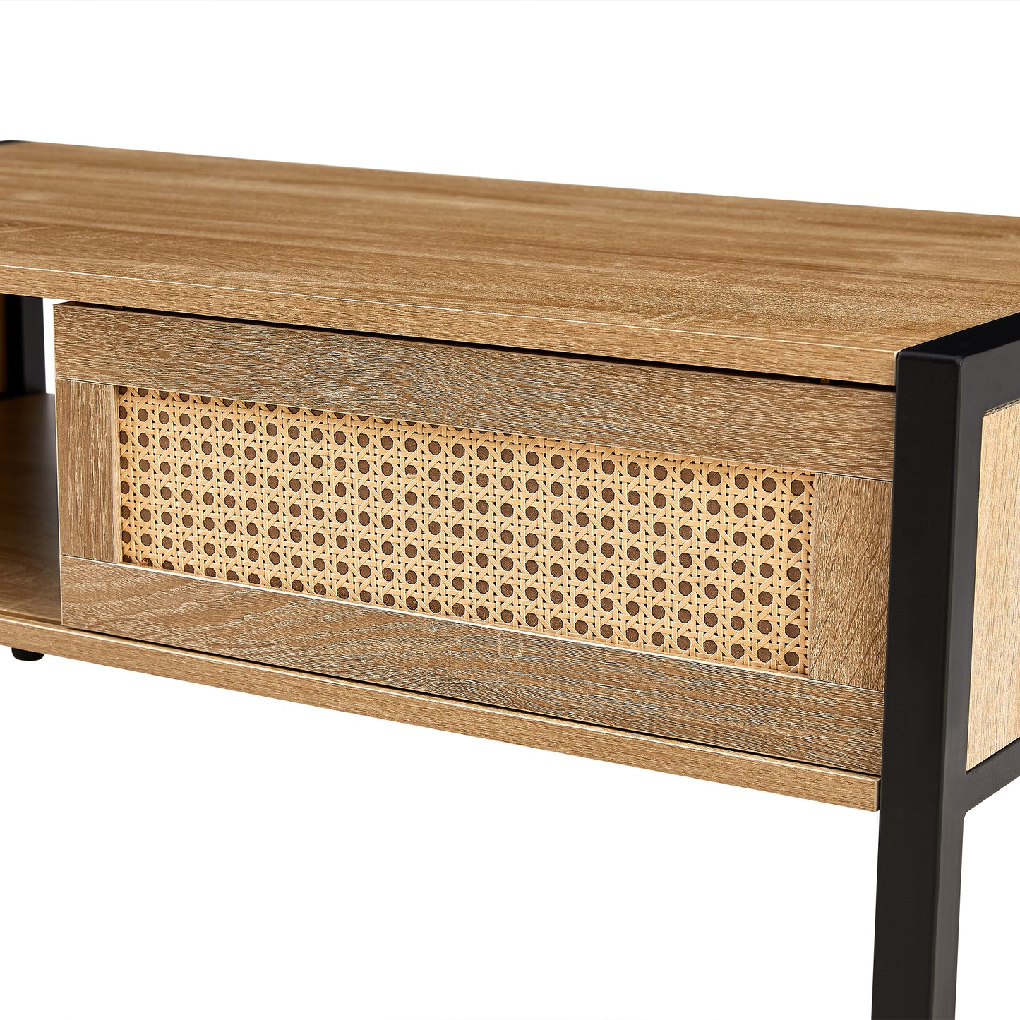 “40.16 inch rattan coffee table – stylish, durable centerpiece for indoor or outdoor living spaces – Hot Deal Warehouse furniture”

