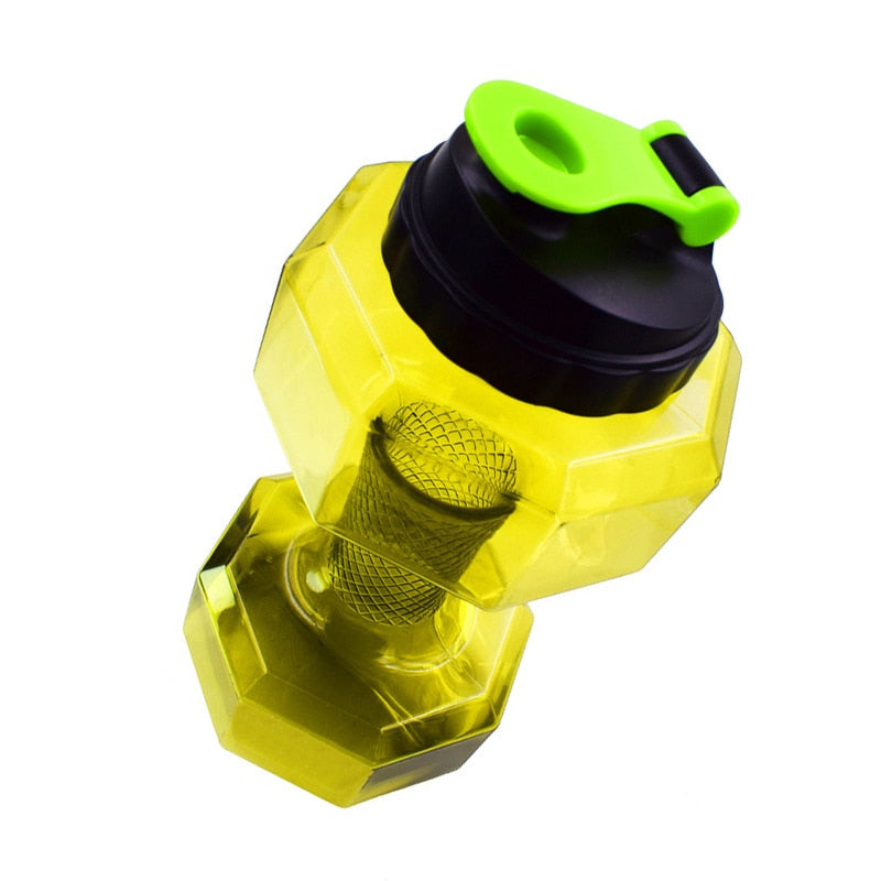 “2.2L pocket dumbbell shape water bottle – large-capacity, portable gym bottle designed for hydration and fitness – Hot Deal Warehouse fitness accessories”

