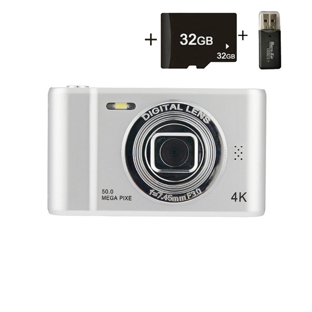 HD D04 Digital Retro Camera – Small Portable CCD Camera with 2-Inch LCD and 1200W Pixels

