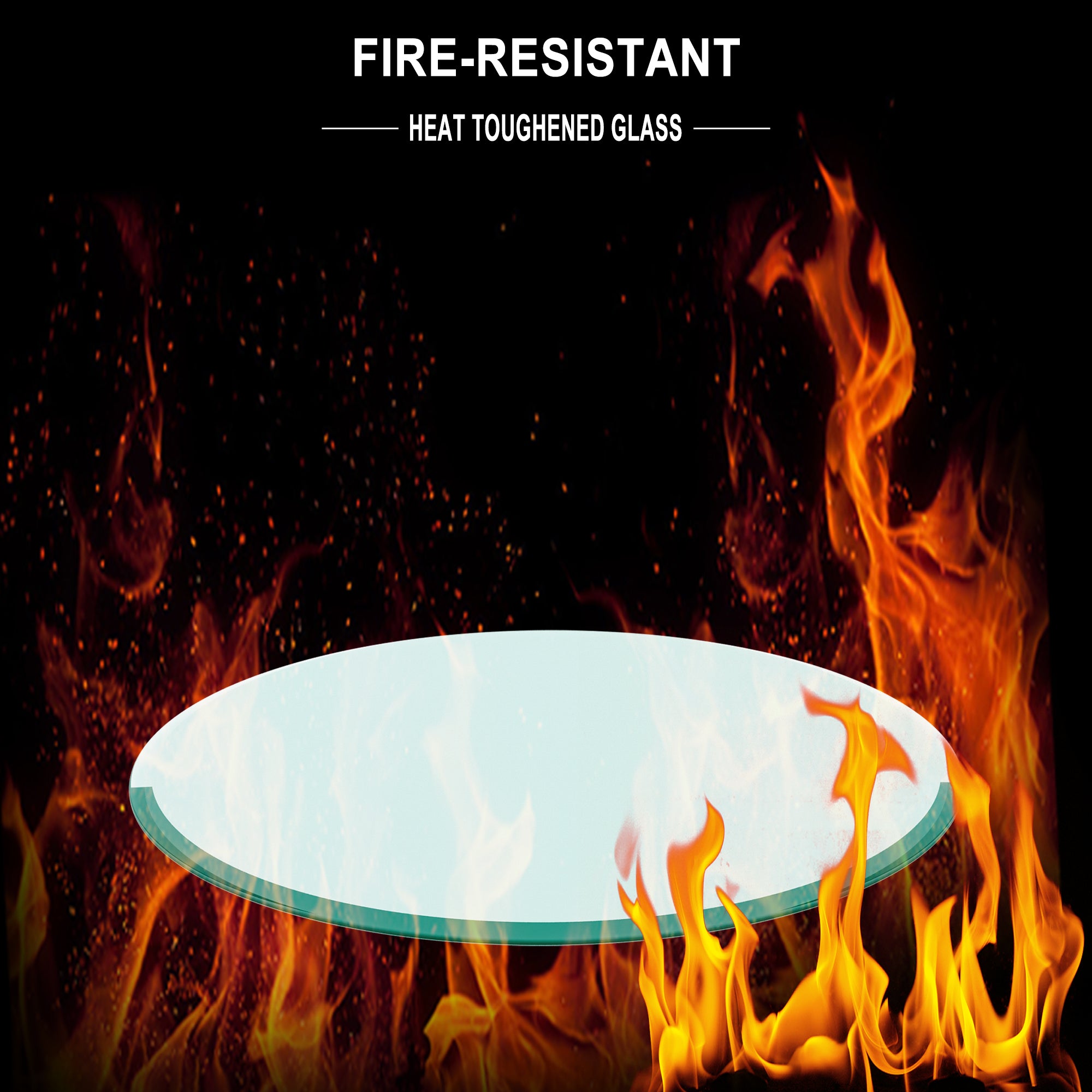 “20 inch round tempered glass table top – durable, clear replacement glass for dining or side tables – Hot Deal Warehouse furniture”


