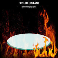 “20 inch round tempered glass table top – durable, clear replacement glass for dining or side tables – Hot Deal Warehouse furniture”


