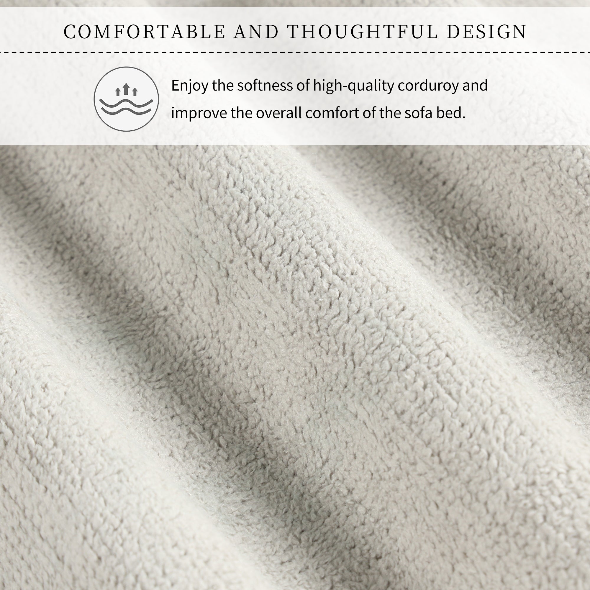 U Style Convertible Sofa With Pull Out Bed