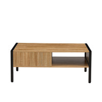 “40.16 inch rattan coffee table – stylish, durable centerpiece for indoor or outdoor living spaces – Hot Deal Warehouse furniture”

