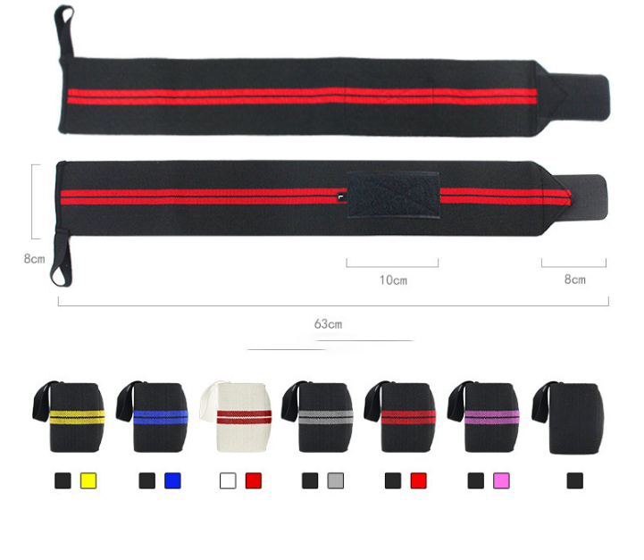 "Pair of durable weight lifting straps designed to enhance grip and support during weightlifting exercises. The straps are made from strong, reinforced fabric with a padded interior for comfort, helping to secure the barbell and reduce strain on the hands and wrists."