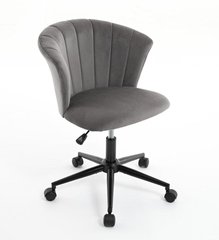 Velvet Swivel Flower Shaped Home Office Chair Hot Deal Warehouse