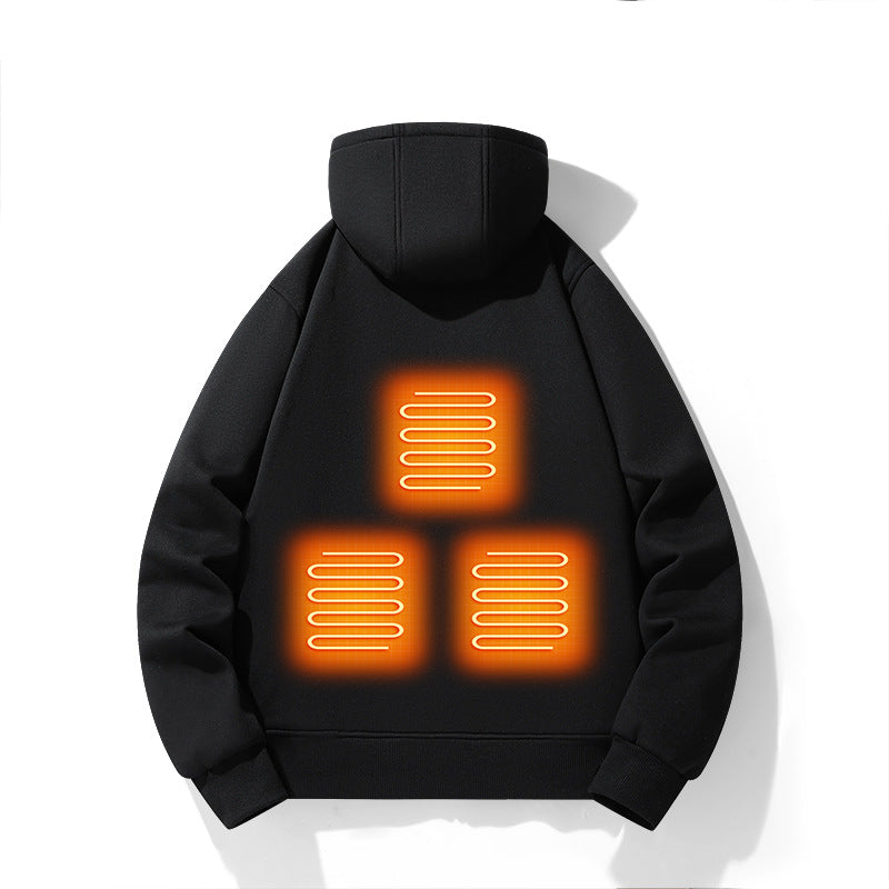 “Blade Heating Hoodie – unisex heated hoodie with adjustable warmth for cold weather comfort, perfect for outdoor activities – Hot Deal Warehouse apparel”

